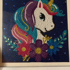 Handmade Unicorn Diamond Art